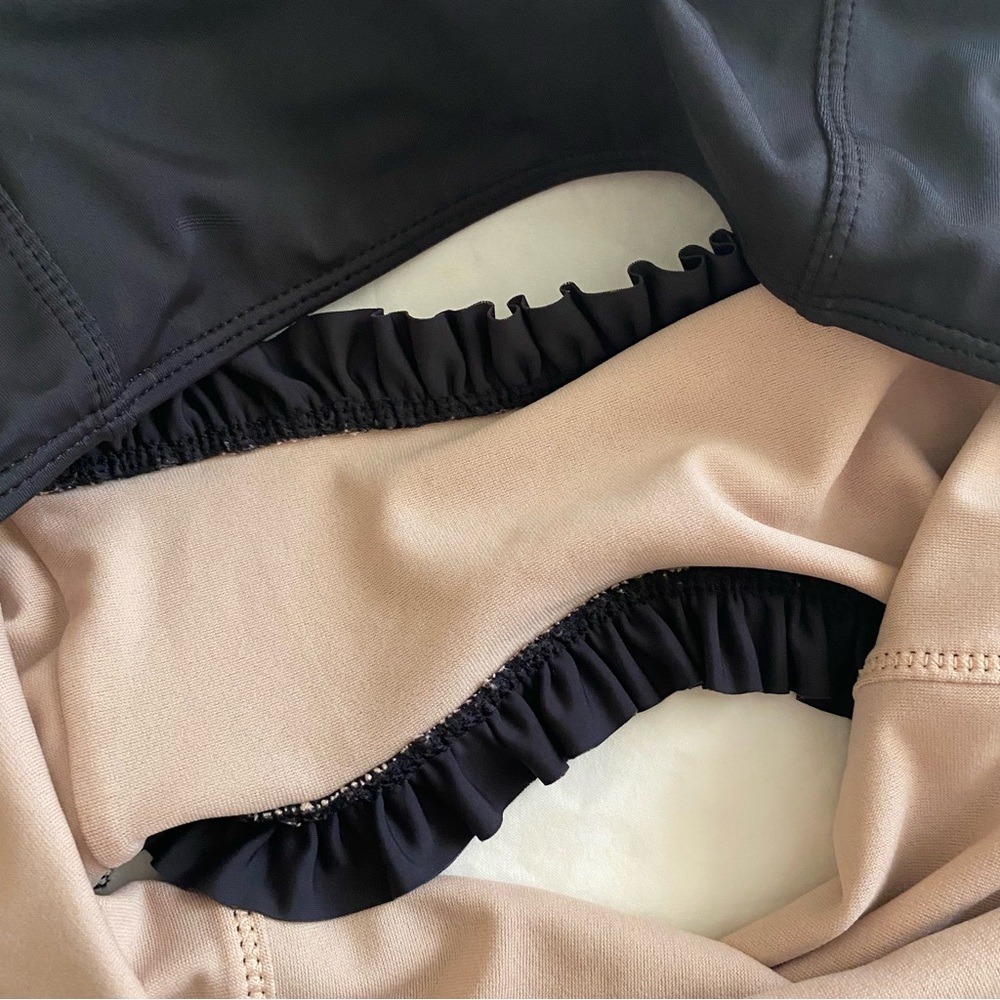 Kortni Jeane High-Waisted Black All Ruffle Swim Bottoms - Picture 5 of 5